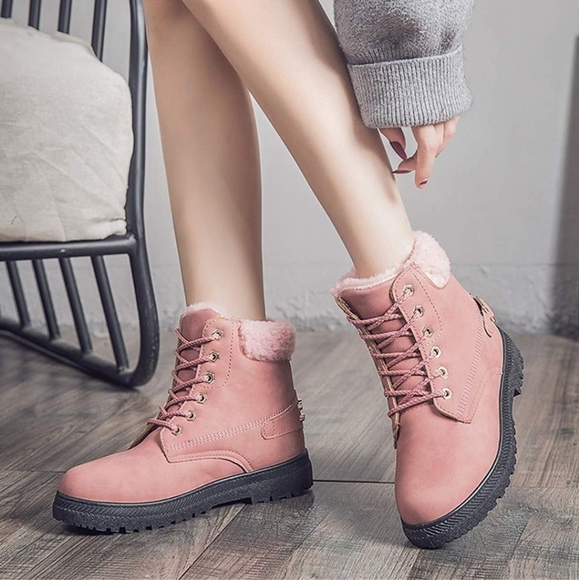 🆕️waterproof Anti Slip Winter Boots Pink - Picture 4 of 6